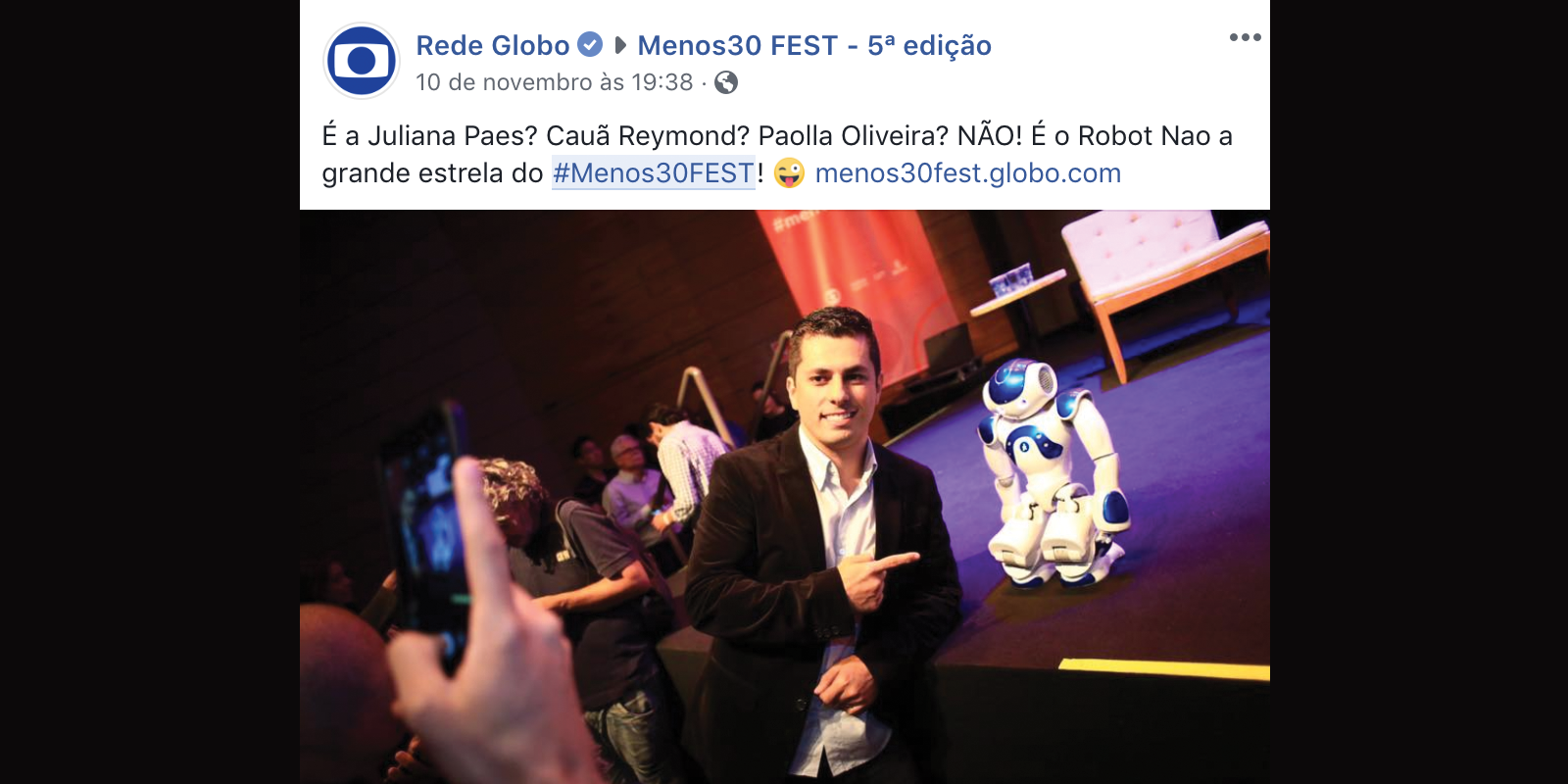 É a Juliana Paes? Cauã Reymond? Paolla Oliveira? Não!